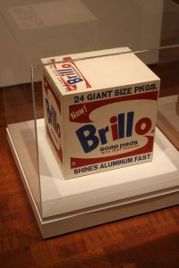 Andy Warhol, Brillo Box, 1964, silkscreen and ink on wood, 17 x 17 x 14 inches