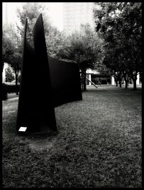 Richard Serra's My Curves Are Not Mad (1987), currently installed in the garden of the Nasher Sculpture Center, Dallas